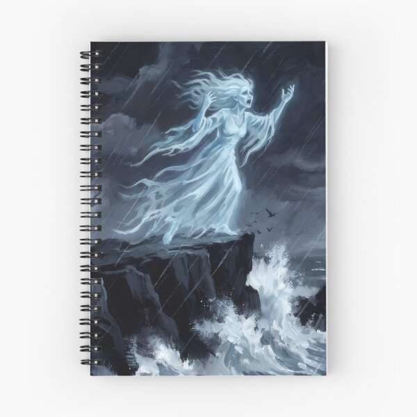 Item preview, The Banshee on the Cliff designed and sold by RedPeaStudio.