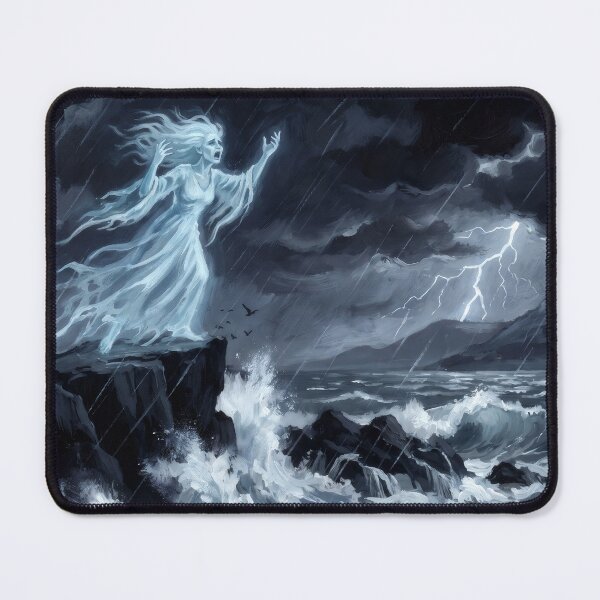 Item preview, The Banshee on the Cliff designed and sold by RedPeaStudio.