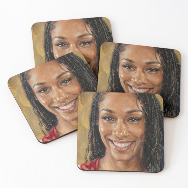 Item preview, Aja Wilson Oil Painting designed and sold by maretsad.