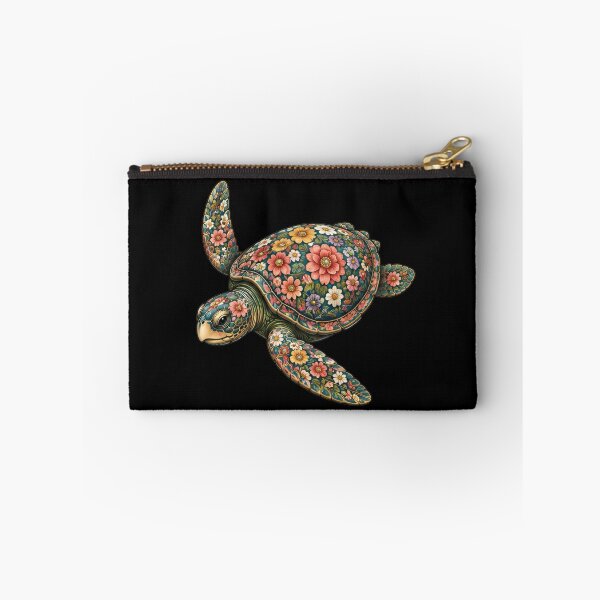 Item preview, Floral Ocean Turtle | Ocean Floral Art Collection designed and sold by Zaru Art Studio.