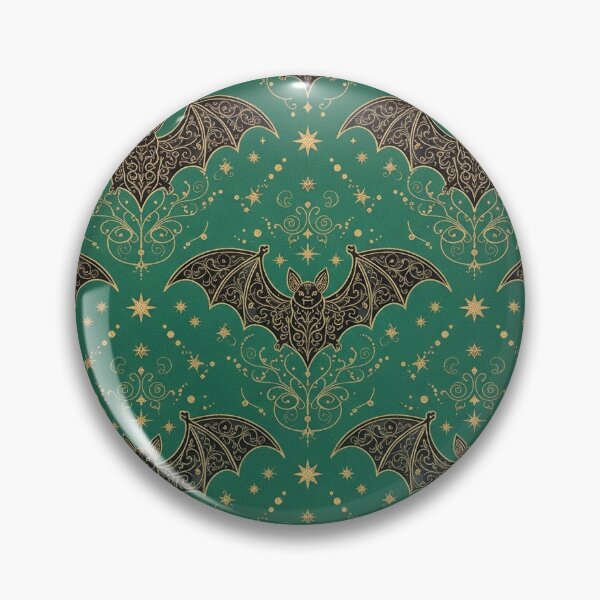 Item preview, Vampire Bats Luxe - Luxury Seamless Halloween Pattern designed and sold by inkaylindesign.