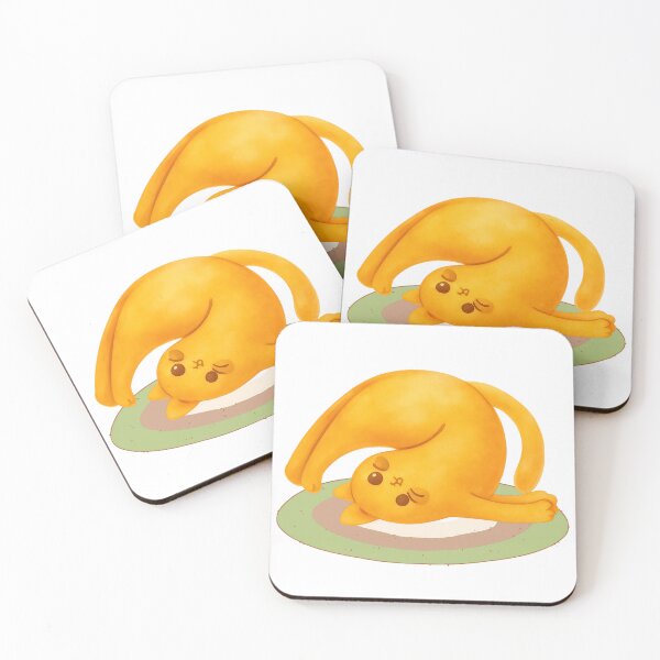 Item preview, Playful Stretching Cat Art designed and sold by Agnisherl.
