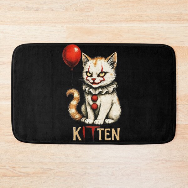 Item preview, Pennywise kitten with balloon horror movie designed and sold by Thudesign85.