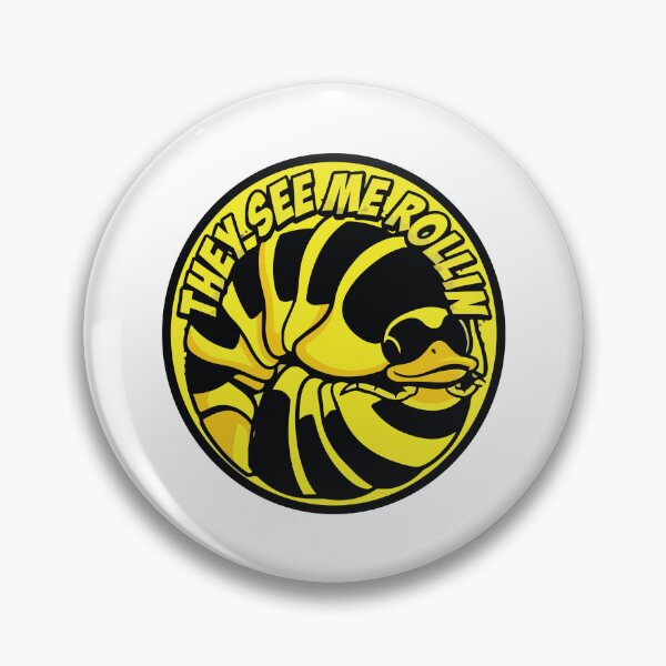 Item preview, They See Me Rollin Pop Art Rubber Ducky Isopod designed and sold by Arc2020.