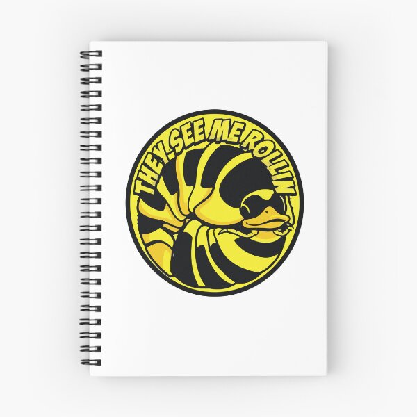 Item preview, They See Me Rollin Pop Art Rubber Ducky Isopod designed and sold by Arc2020.