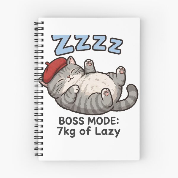 Item preview, BOSS MODE: 7kg of Lazy - Junior Chonky Cat designed and sold by MAISON SYLVIE.