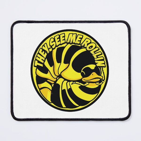 Item preview, They See Me Rollin Pop Art Rubber Ducky Isopod designed and sold by Arc2020.