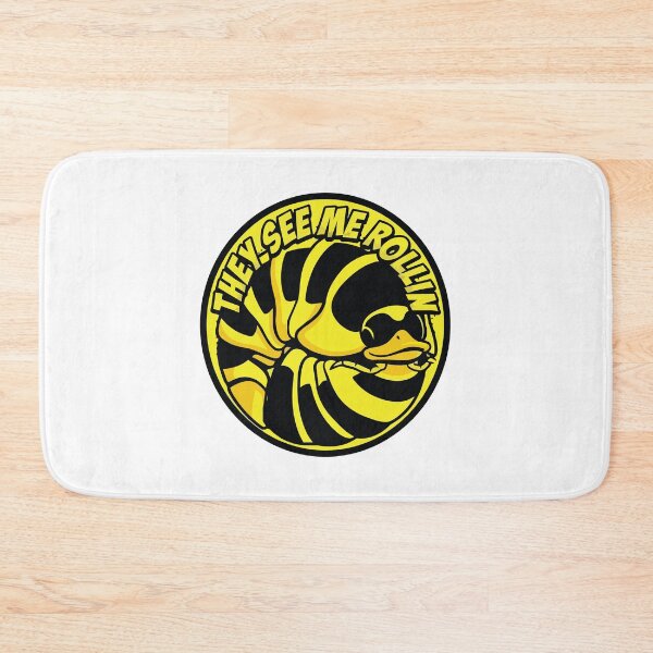 Item preview, They See Me Rollin Pop Art Rubber Ducky Isopod designed and sold by Arc2020.