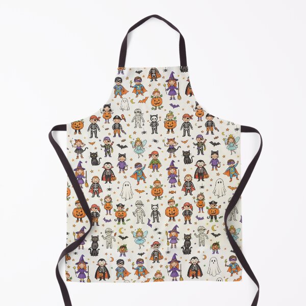 Item preview, Costume Party - Hand Drawn Seamless Halloween Pattern designed and sold by inkaylindesign.