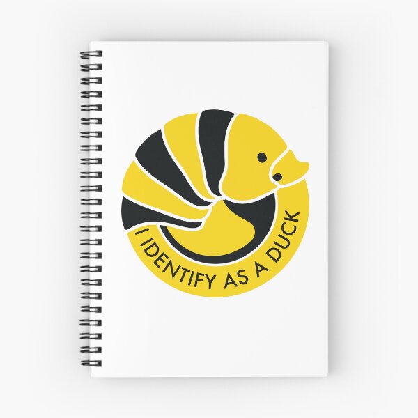 Item preview, I Identify As A Duck Minimalist Rubber Ducky Isopod designed and sold by Arc2020.