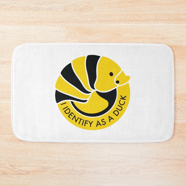 Item preview, I Identify As A Duck Minimalist Rubber Ducky Isopod designed and sold by Arc2020.