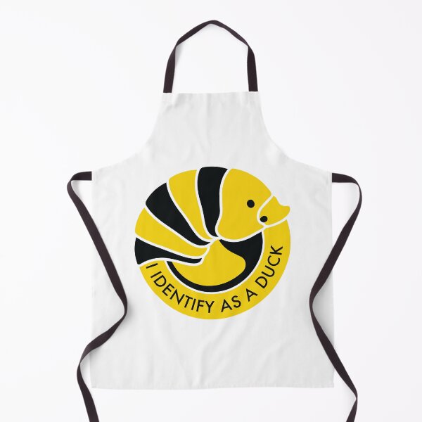 Item preview, I Identify As A Duck Minimalist Rubber Ducky Isopod designed and sold by Arc2020.