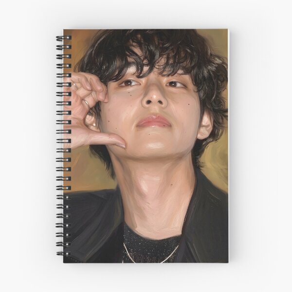 Item preview, Kim Taehyung Oil Painting designed and sold by maretsad.