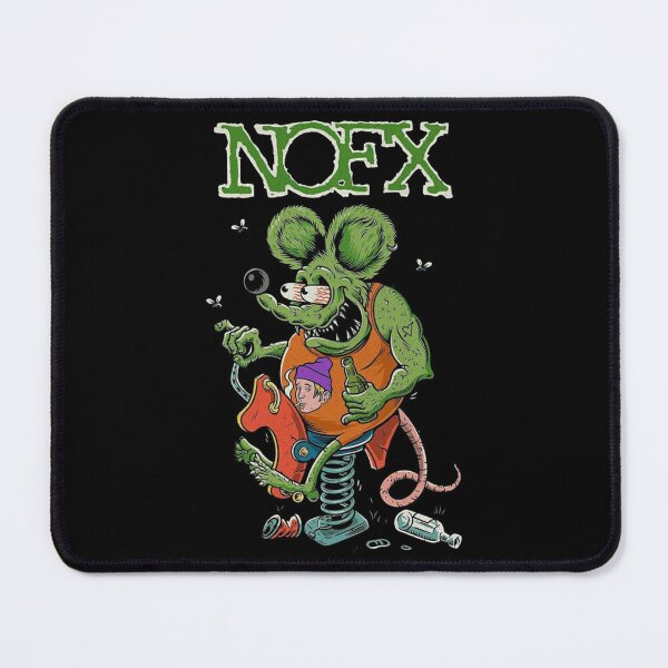 Item preview, NOFX Punk Rock Rat Fink Style Vintage designed and sold by luhan1204shop.