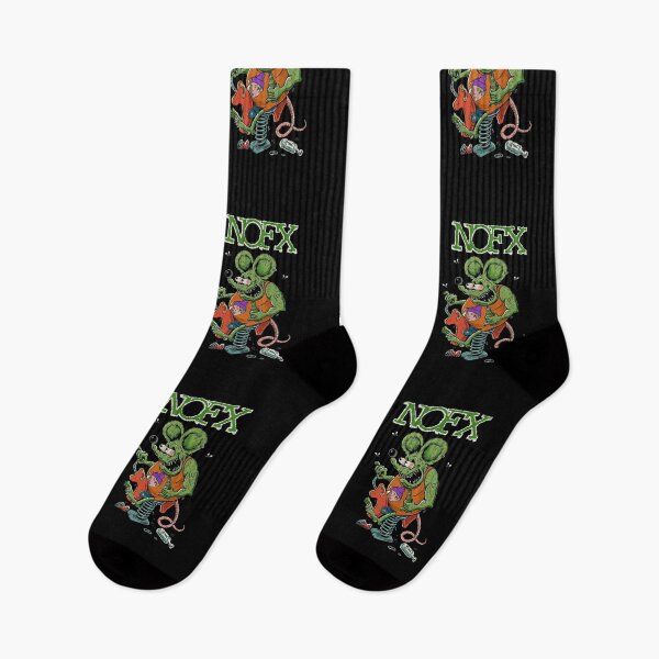 Item preview, NOFX Punk Rock Rat Fink Style Vintage designed and sold by luhan1204shop.