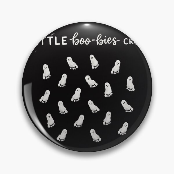 Item preview, Little Boo-bies Crew Ghost Footprint Baby First Halloween designed and sold by Yellowriversss.