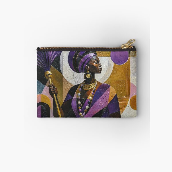 Item preview, West African Goddess Oya, Spirit of the Wind painting. designed and sold by GalleryKauffeld.