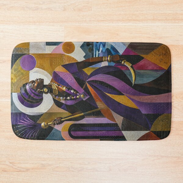 Item preview, West African Goddess Oya, Spirit of the Wind painting. designed and sold by GalleryKauffeld.
