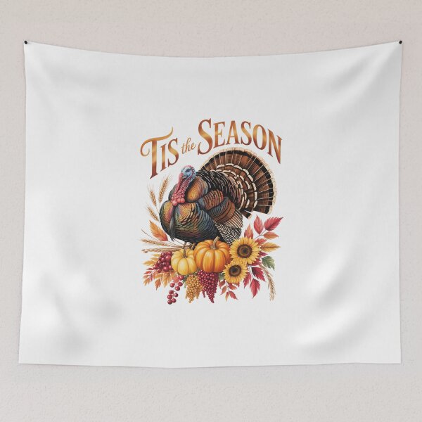 Item preview, Tis the Season Thanksgiving Turkey Fall  designed and sold by jkrphoto.