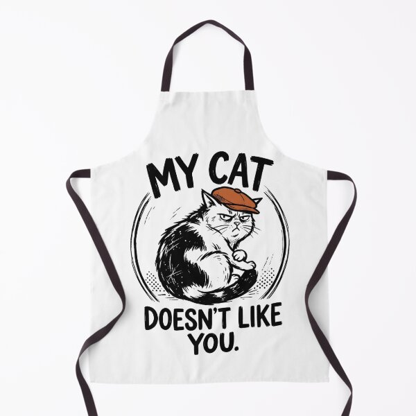 Item preview, My Cat Doesn't Like You Newsboy Flat Cap designed and sold by Mr Lee.