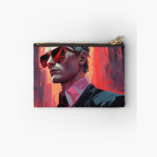 Item preview, White Haired Man in Neon City designed and sold by DavideXyz.