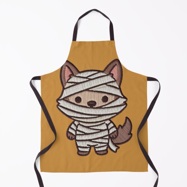 Item preview, Kawaii Mummy Fox Halloween Embroidery Patch Sticker designed and sold by · GAMING SOUL ·.