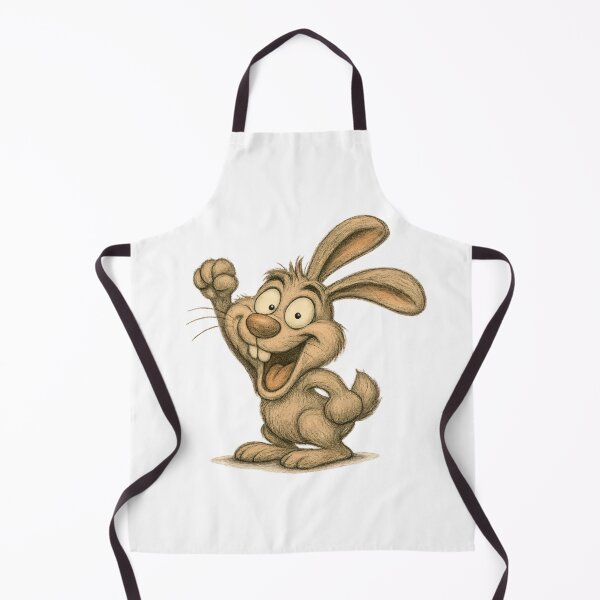 Item preview, Funny Excited Rabbit – Cute Happy Bunny Design designed and sold by Yomere.