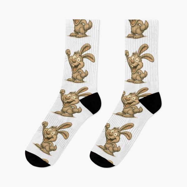Item preview, Funny Excited Rabbit – Cute Happy Bunny Design designed and sold by Yomere.