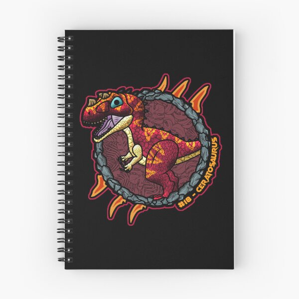 Item preview, Ceratosaurus | Pocket Dinosaurs #18 | Cute Chibi Dinosaur designed and sold by Grimtech Workshop.