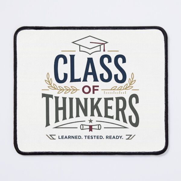 Item preview, Class of Thinkers | Premium Graduation Student Typography designed and sold by Amr Darwish Graphic designer.