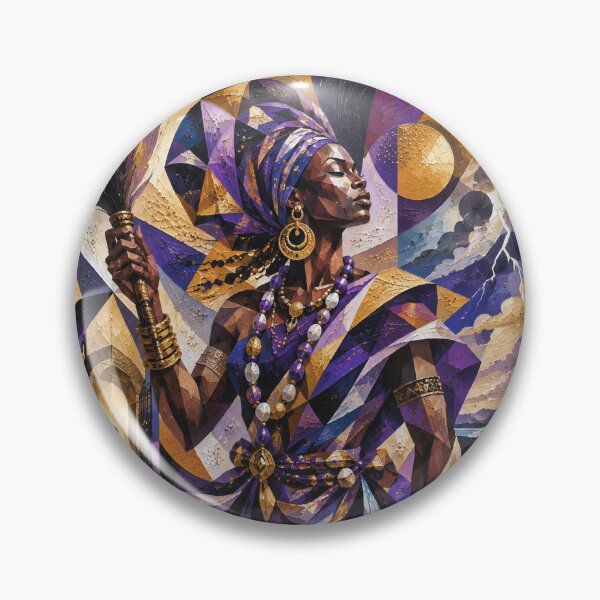 Item preview, Oya African Goddess of Wind & Storms designed and sold by GalleryKauffeld.