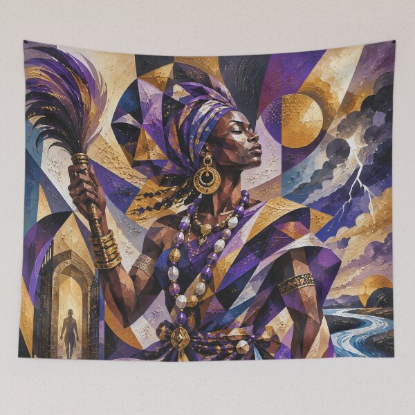 Item preview, Oya African Goddess of Wind & Storms designed and sold by GalleryKauffeld.