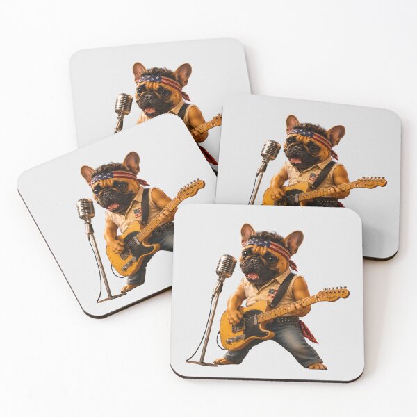 Item preview, French Bulldog ‘Bruce Springsteen’ designed and sold by SmARTNiki.