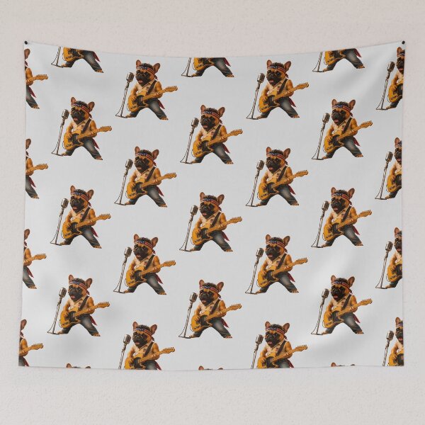 Item preview, French Bulldog ‘Bruce Springsteen’ designed and sold by SmARTNiki.