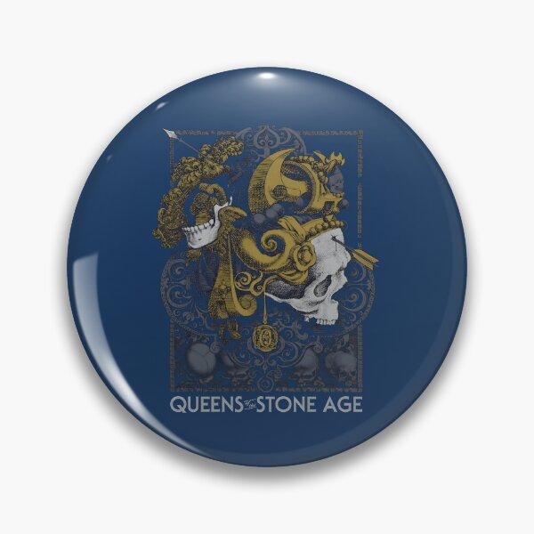 Artikelvorschau, QOTSA Gold Skull Crest Artwork entworfen und verkauft von JayciMenese.