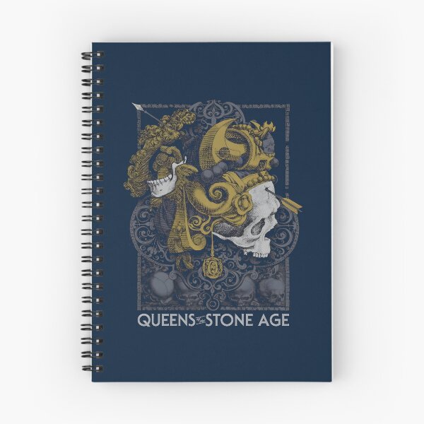 Item preview, QOTSA Gold Skull Crest Artwork designed and sold by JayciMenese.