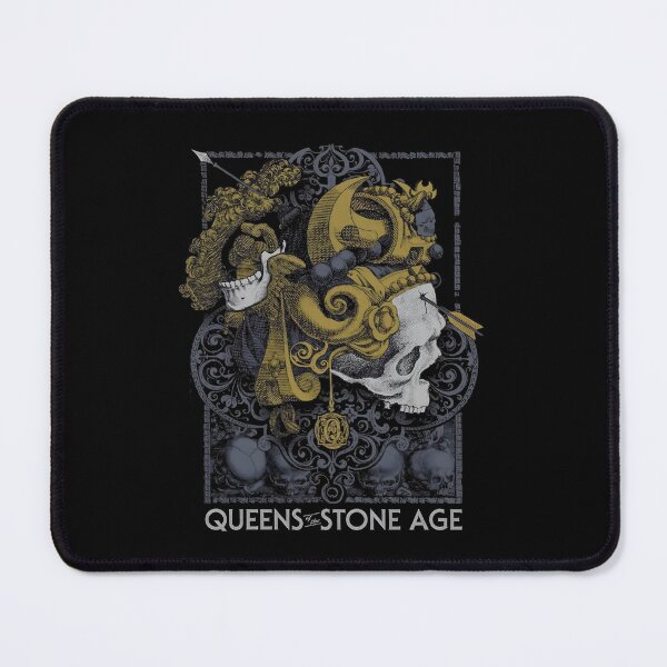 Item preview, QOTSA Gold Skull Crest Artwork designed and sold by JayciMenese.