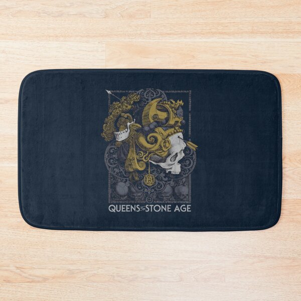 Item preview, QOTSA Gold Skull Crest Artwork designed and sold by JayciMenese.
