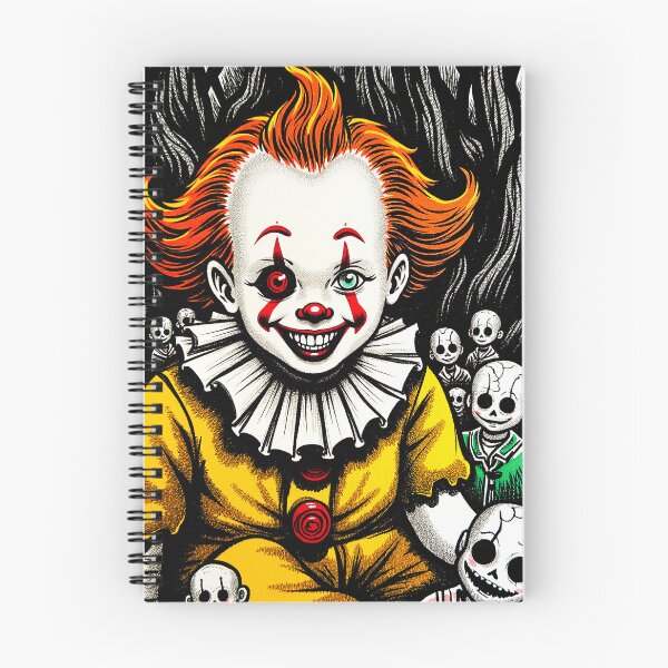 Item preview, Creepy Cute Clown Boy Portrait | Grunge Horror Character Art designed and sold by QQQueen.