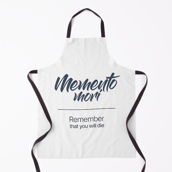 Item preview, Memento Mori – Minimalist Style Stoic Quote - Dark Version designed and sold by Stoic Core.