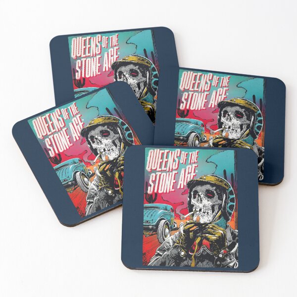 Item preview, QOTSA Skeleton Driving Vintage Car designed and sold by JayciMenese.