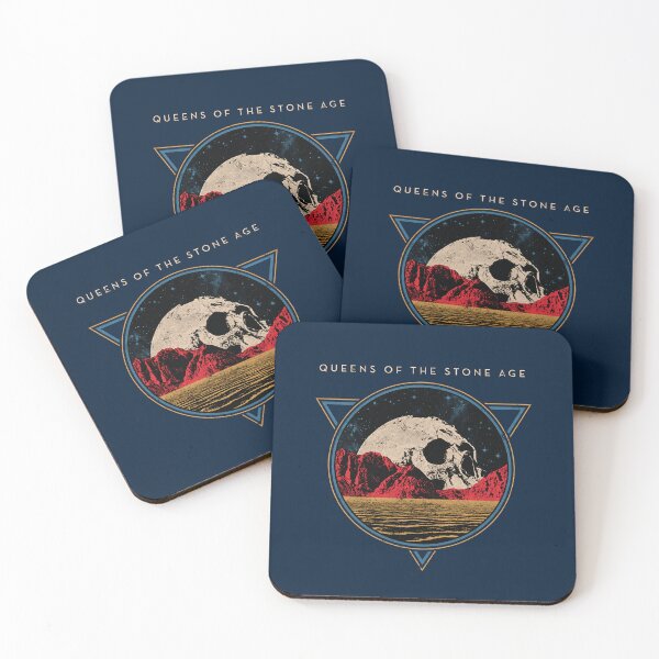 Item preview, QOTSA Triangle Skull Desert Landscape designed and sold by JayciMenese.