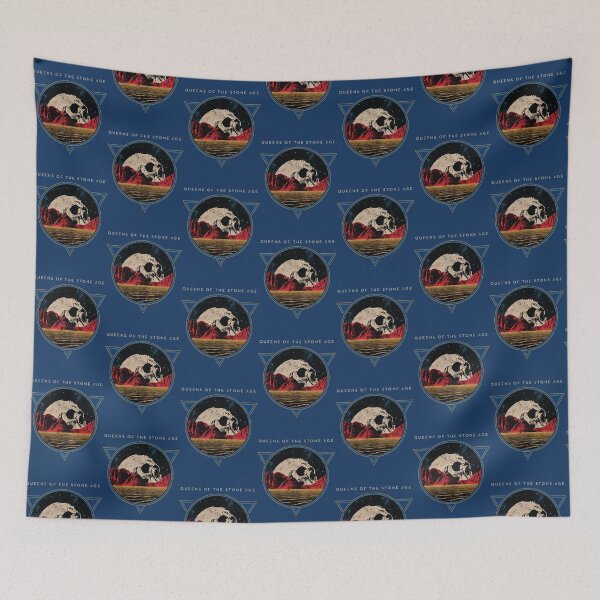 Item preview, QOTSA Triangle Skull Desert Landscape designed and sold by JayciMenese.