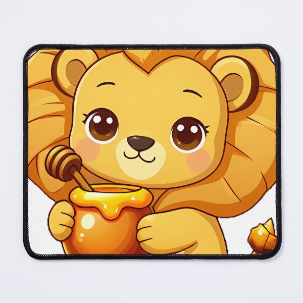 Item preview, Lion Cub with Honey Pot designed and sold by pumsquare.