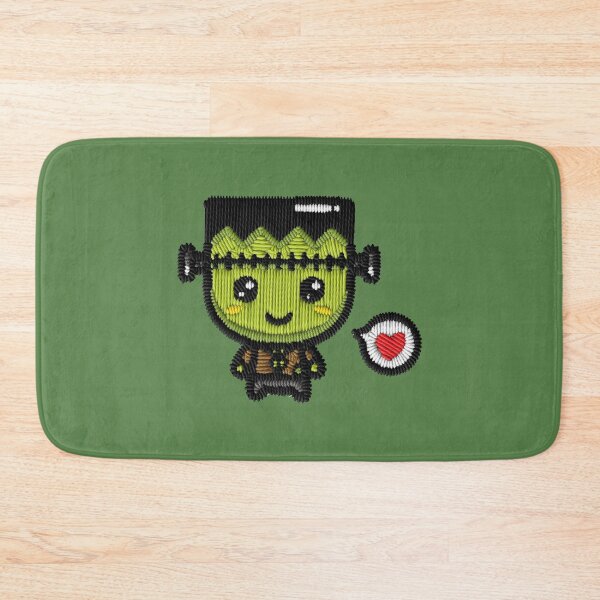 Item preview, Kawaii Frankenstein Halloween Embroidery Patch Sticker – Kids designed and sold by · GAMING SOUL ·.