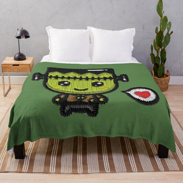 Item preview, Kawaii Frankenstein Halloween Embroidery Patch Sticker – Kids designed and sold by · GAMING SOUL ·.