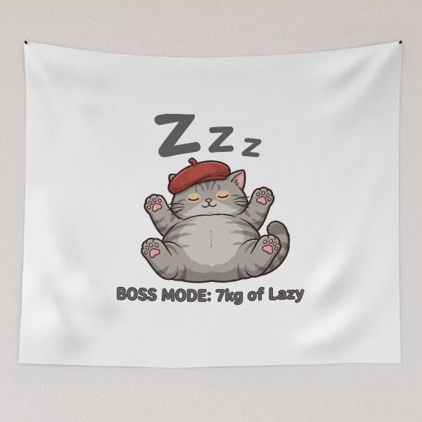 Item preview, BOSS MODE: 7kg of Lazy Zen - Junior Chonky Cat designed and sold by MAISON SYLVIE.