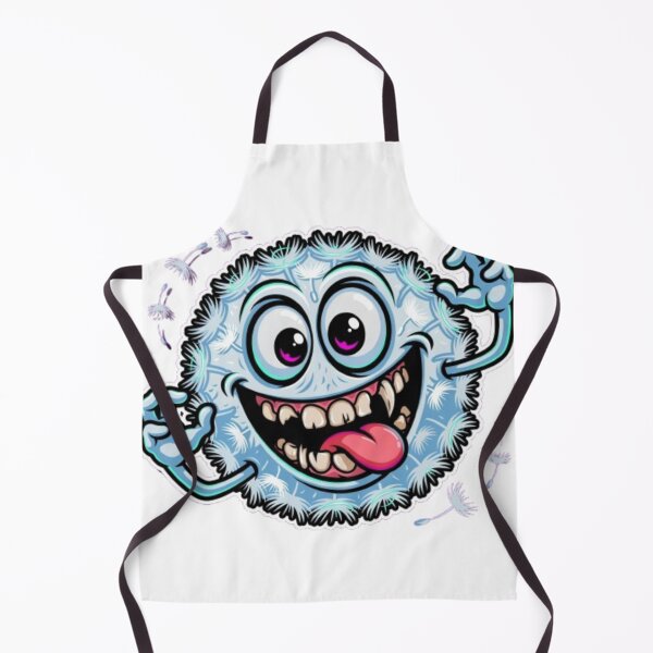Item preview, Crazy White Dandelion Puffball Monster Character designed and sold by TeeDesignMaster.