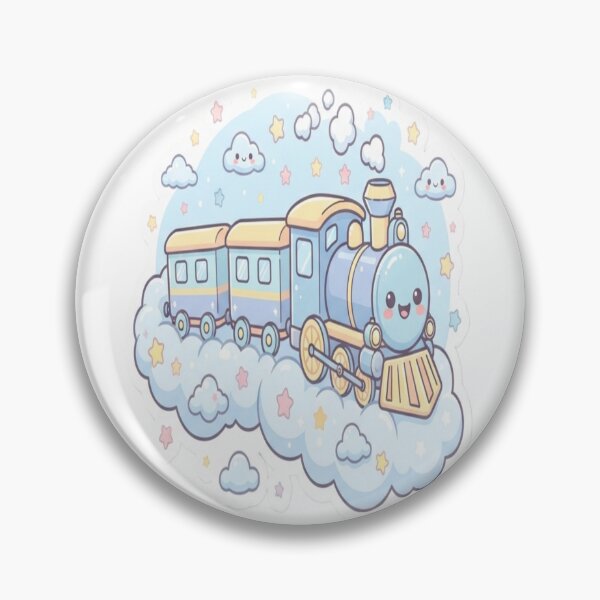 Item preview, Cute Cloud Train Adventure Sticker ☁️?✨ designed and sold by AdityaShop18.