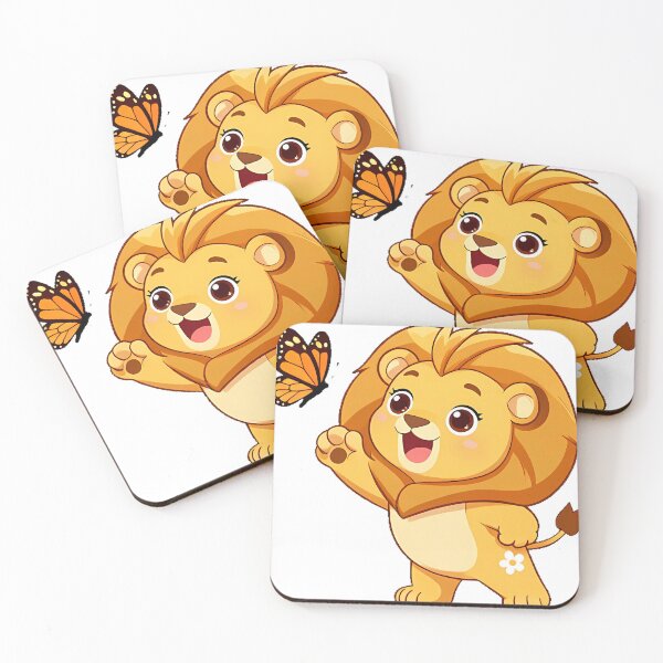 Item preview, Lion Cub Chasing a Butterfly designed and sold by pumsquare.